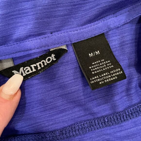 Marmot Jacket Womens Medium PurpleLong Sleeve Full Zip Pockets Lightweight - Picture 8 of 9